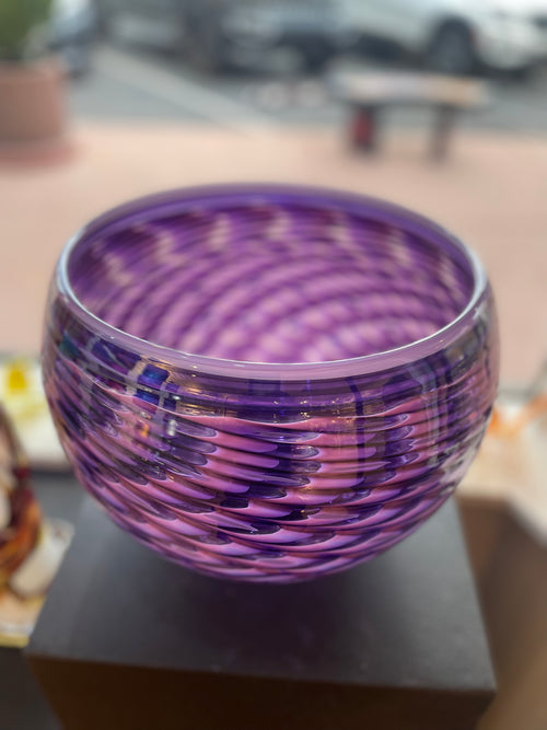 Purple Ribbon Bowl