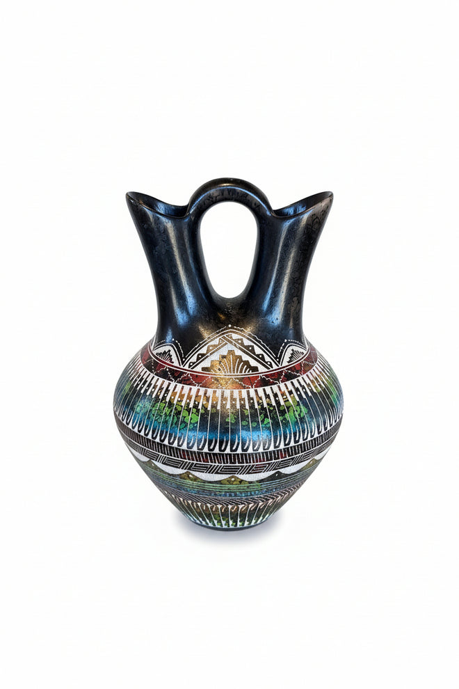 Wedding Vase by Myron Charley 9.5"H x 7"W