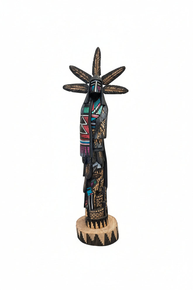 Authentic Native American Kachina Sculpture