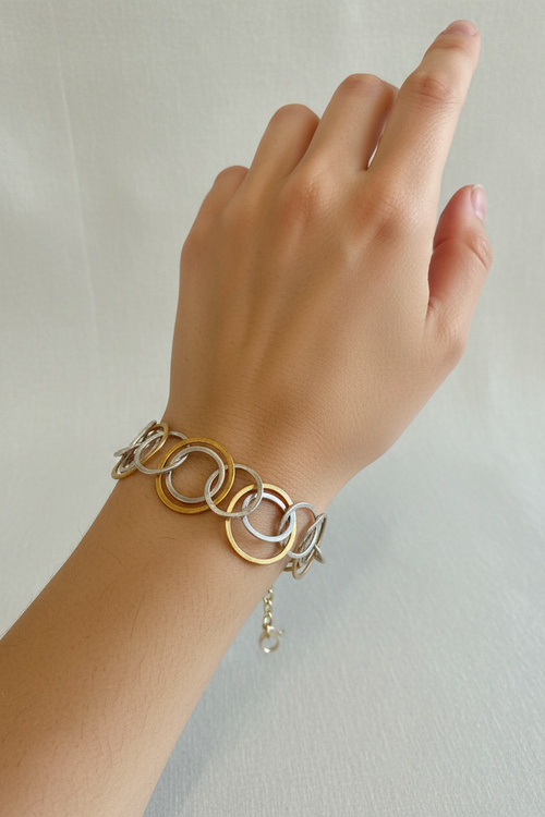 Sterling Silver Gold Plated Bracelet