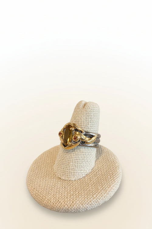 Marquis Cut Citrine Ring