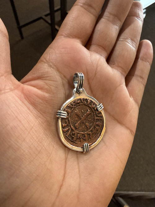 Armenian crusaders coin necklace 1200-1375