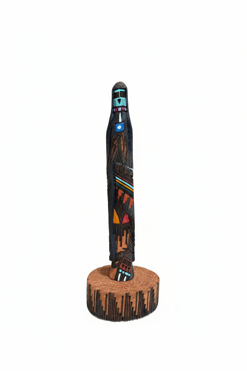 8-inch Kachina Sculpture by Navajo Artist Jerald Guy