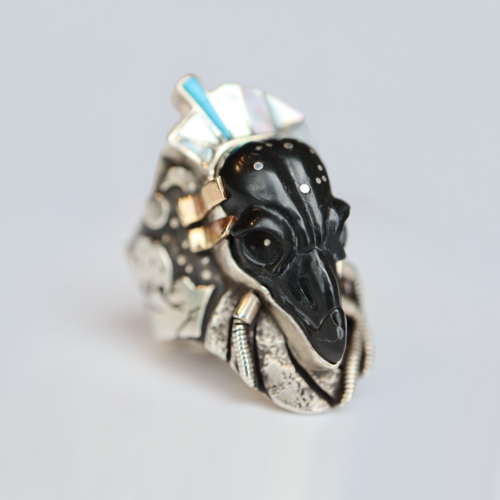 Cosmic Raven Ring