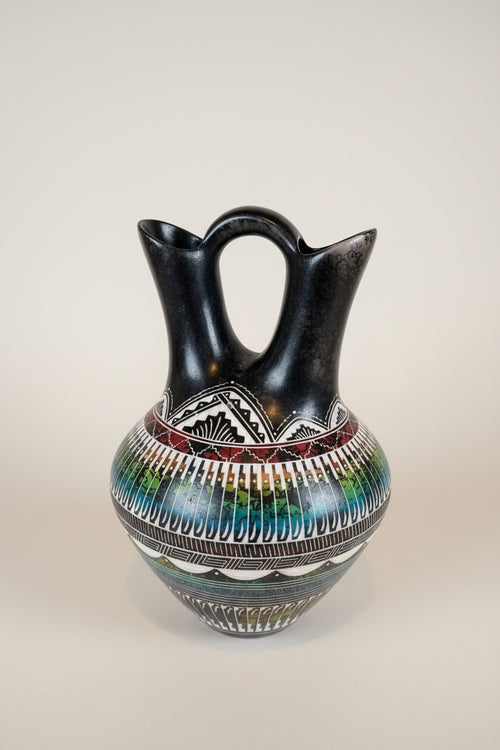 Wedding Vase by Myron Charley 9.5"H x 7"W