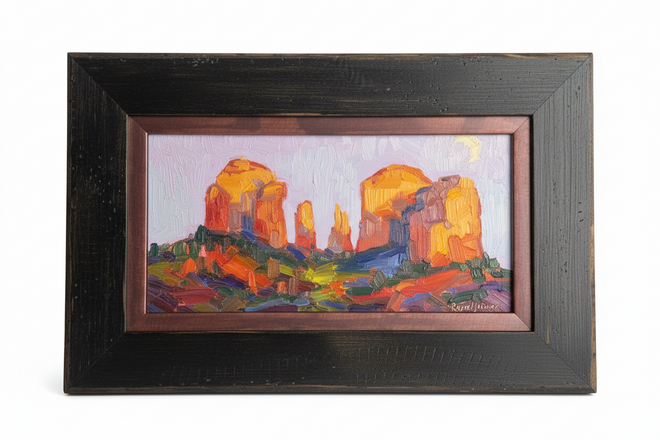 Sedona Dreams — Sedona AZ — Original Palette-Knife Oil on Wooden Panel