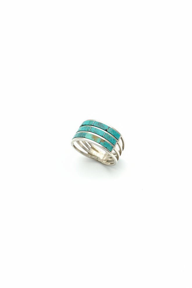 Turquoise Ring by Navajo Artist Claresse Kylestewa