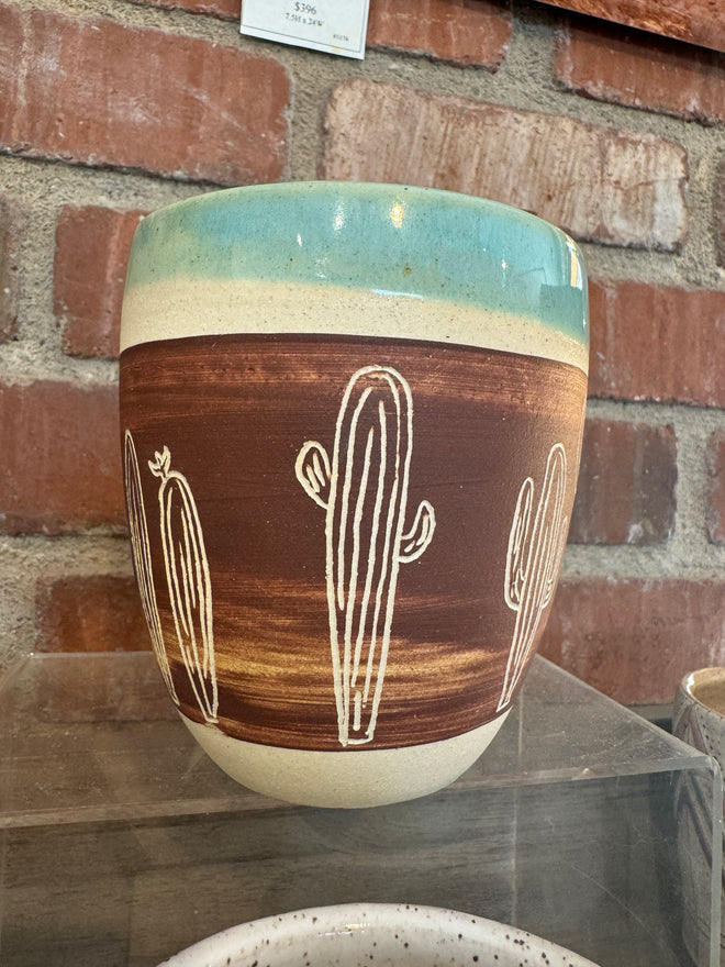 Sari Brown Large Cactus Mugs