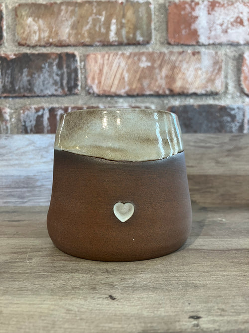 Handmade Cup (without handle) made in Sedona 4"h x 4"w