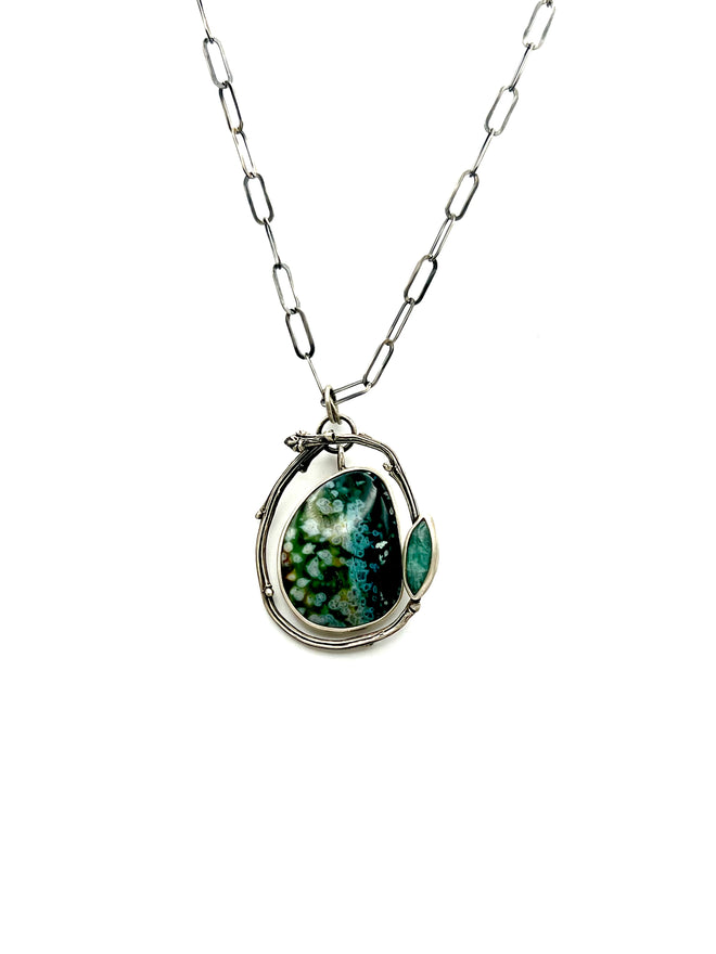 Ocean Jasper & Aventurine Necklace