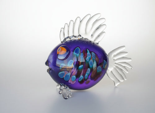 Handblown Glass Fish by Jon Oaks — One-of-a-Kind Glass Sculpture