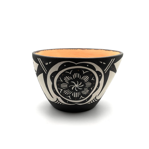 Darla Westika Zuni Pot — 4″ × 6″ — Hand-Painted Native Clay