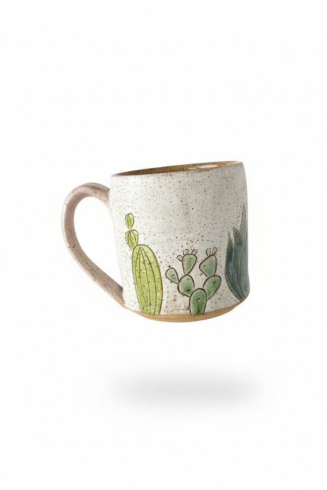 Cactus Ceramic Mug - Made in Arizona