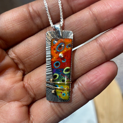Red Orange Necklace