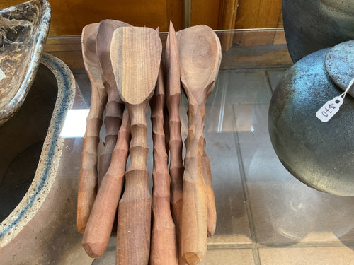 wood forks spoons