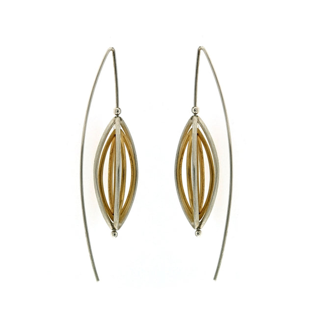 Spinning Double Element Earrings