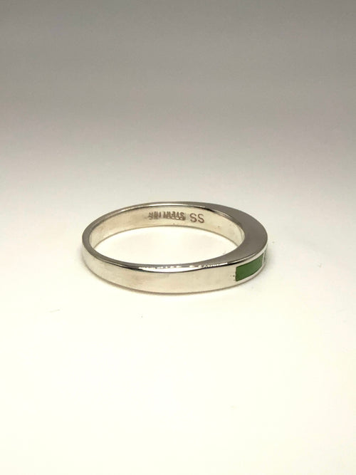 Petite Gaspeite Ring