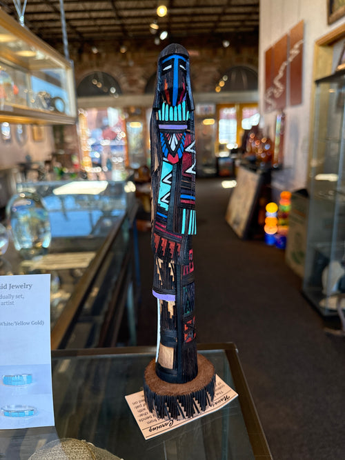 11 inch Kachina Sculpture by Navajo Artist Jerald Guy