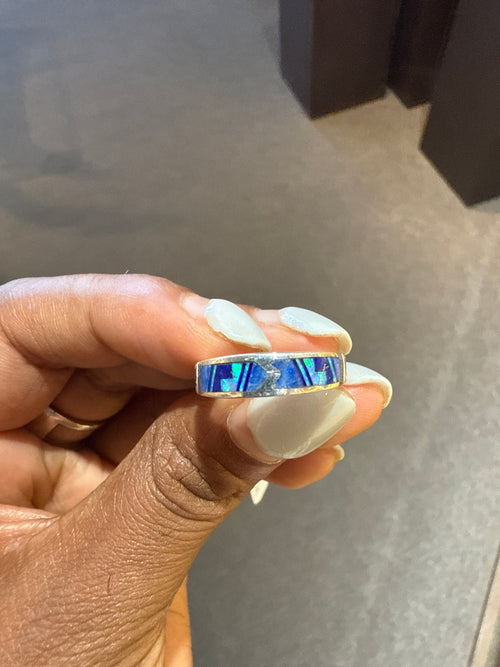Fancy Blue Petite Ring