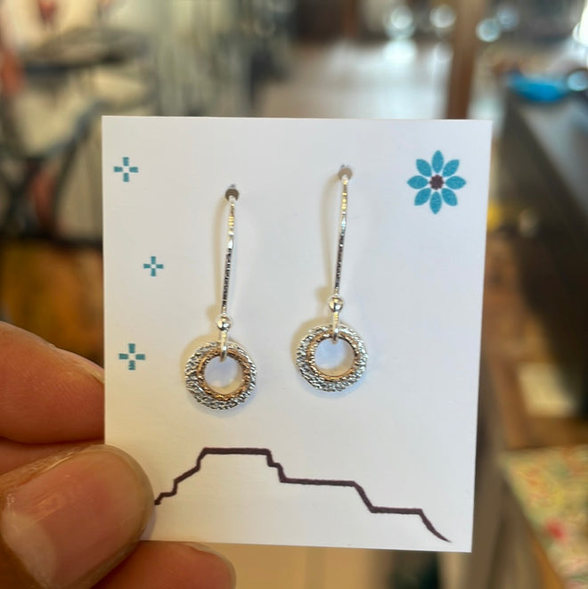 Mini Moon and Sun Earrings