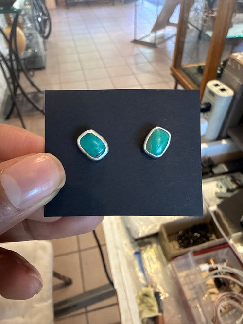 Turquoise Small Post Stud Earrings