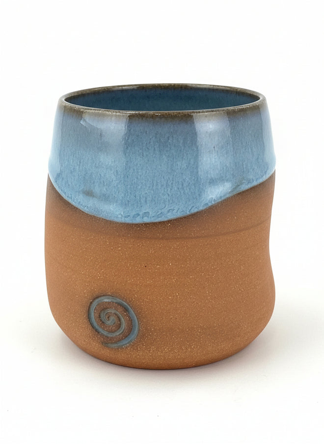 Handmade Cup (without handle) made in Sedona 4"h x 4"w