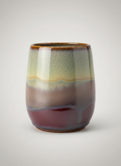 Handmade Cup (without handle) made in Sedona 4"h x 4"w