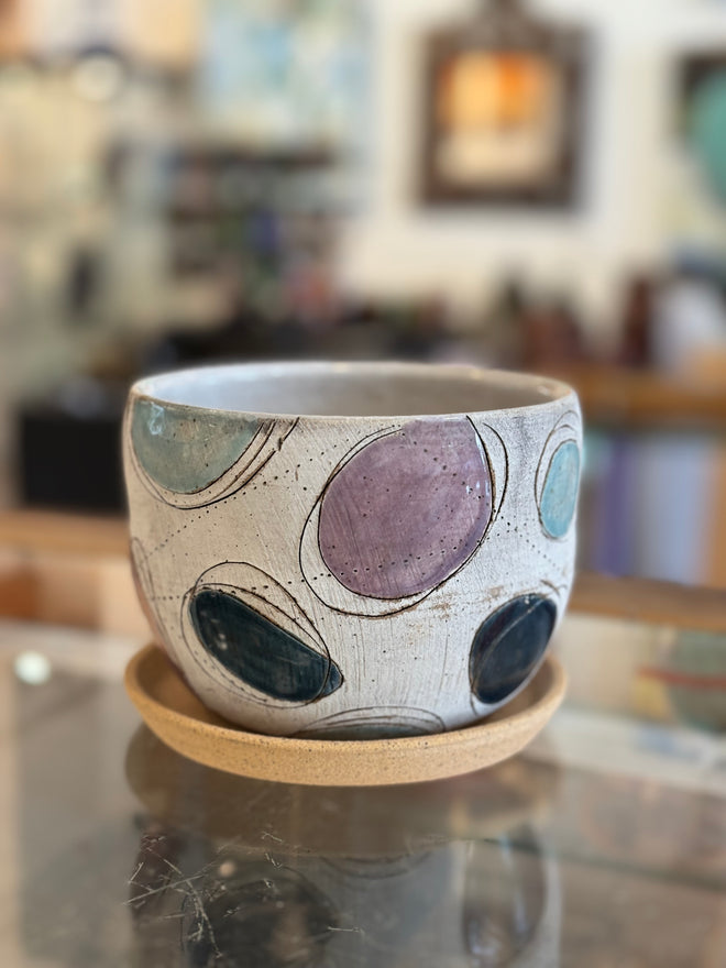 Handmade Small Ceramic Plantar