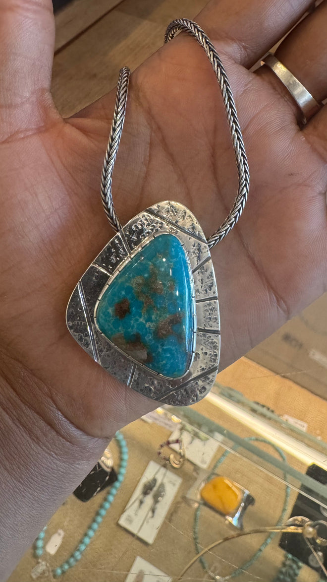 Sonoran Gold Turquoise Pendent