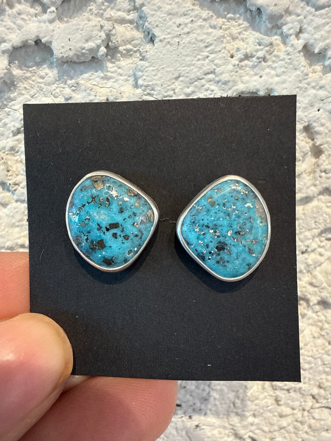 Turquoise Small Post Stud Earrings