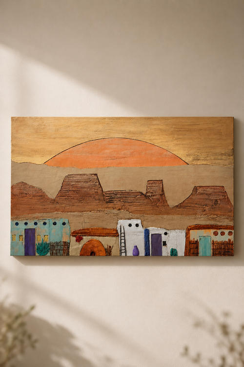 Adobe textured Wall Art by Michael Casey