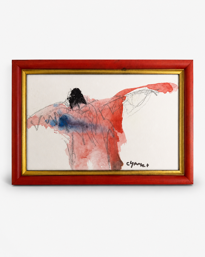 Al Clymer Original artwork framed