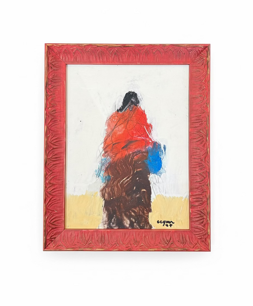 Dakota I by Al Clymer Original 11¾”h x 9¼"w  (FRAMED)