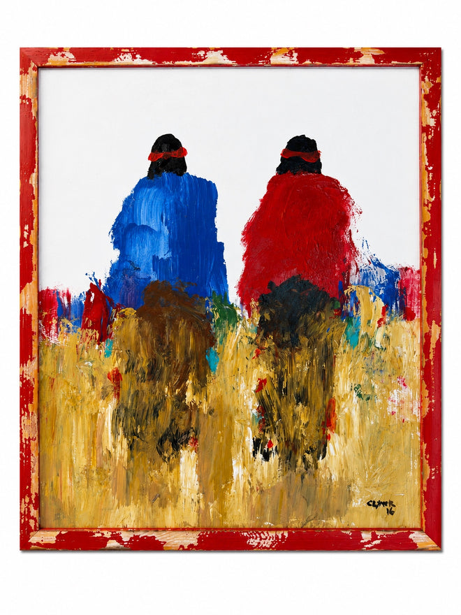 Al Clymer Two Friends original wall art