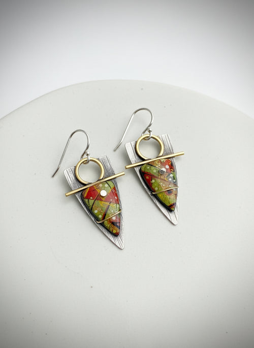 Aralyn Triangle Earrings