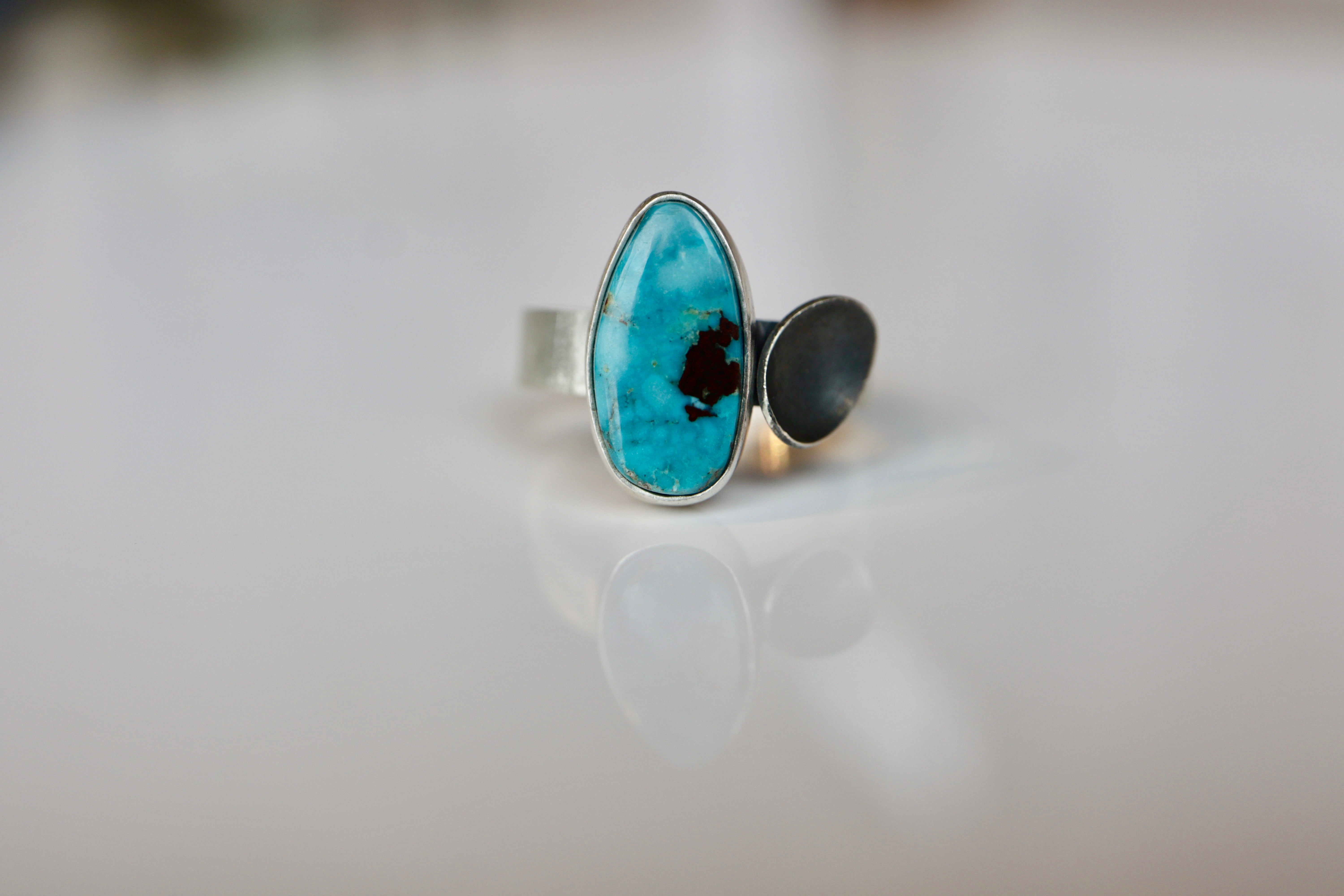 Handmade Turquoise Rings – Raku Gallery