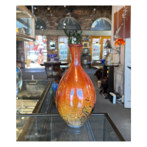Raku Ferric Bottle