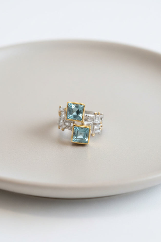 Blue Topaz Ring