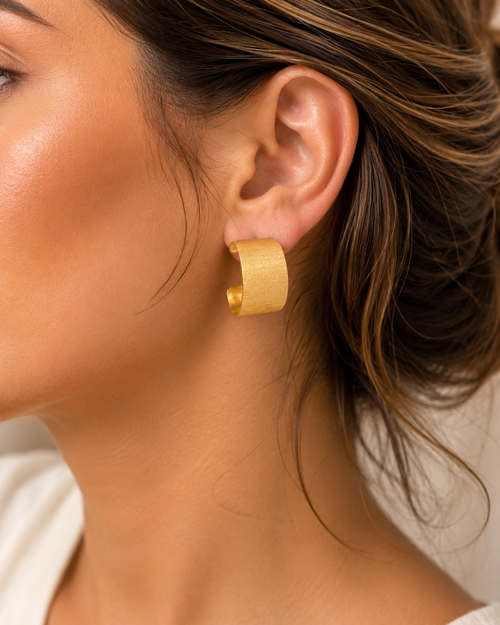 Bold Gold Hoop Earrings