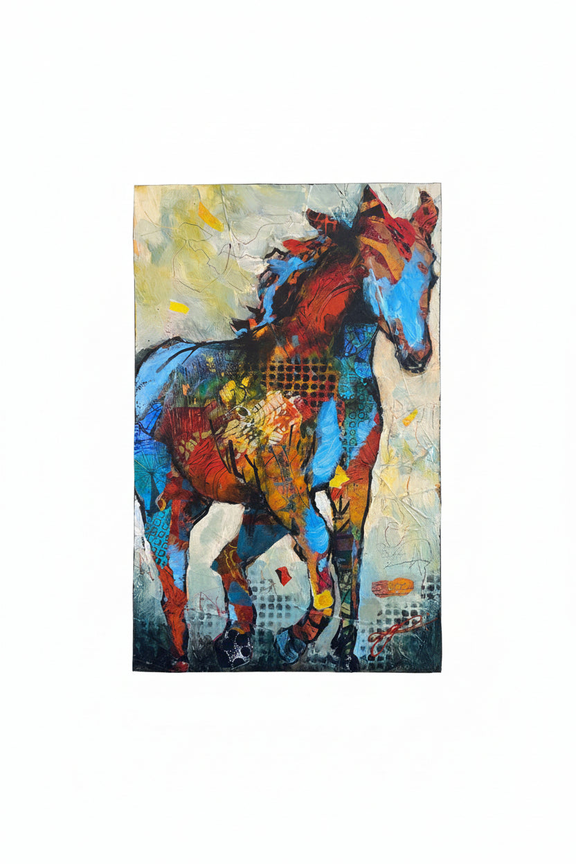 Breaking Free 15”x9.5” (original) – Raku Gallery