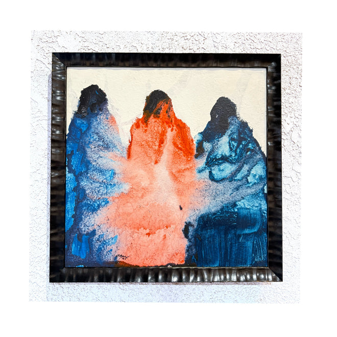 High Mesa — Al Clymer Original 26¾″ × 26½″ FRAMED