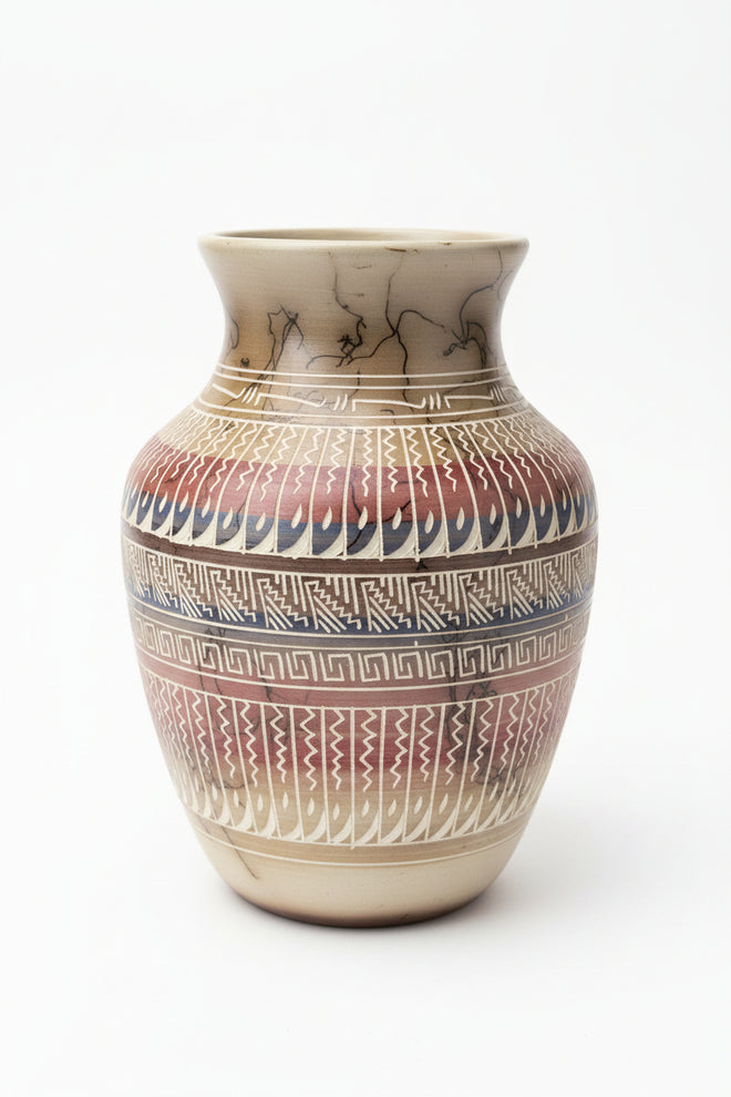 Navajo Carved Pottery by Alynssa Gilmore