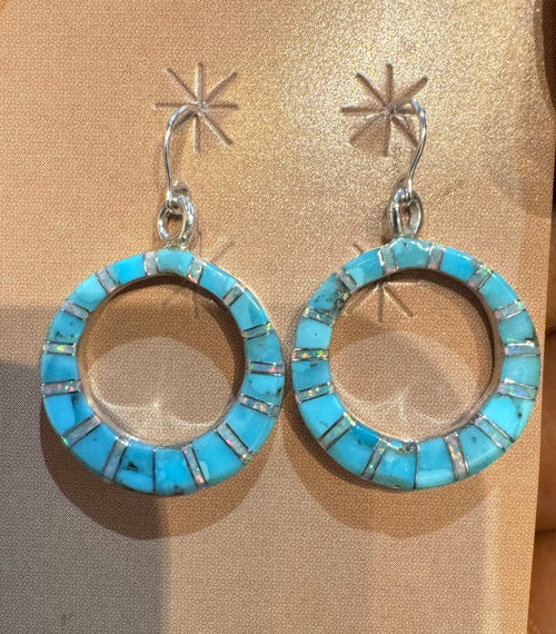 0.5" Circle Dangle Earrings