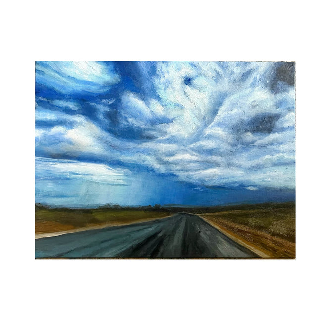 Monsoons 9x12 (framed)