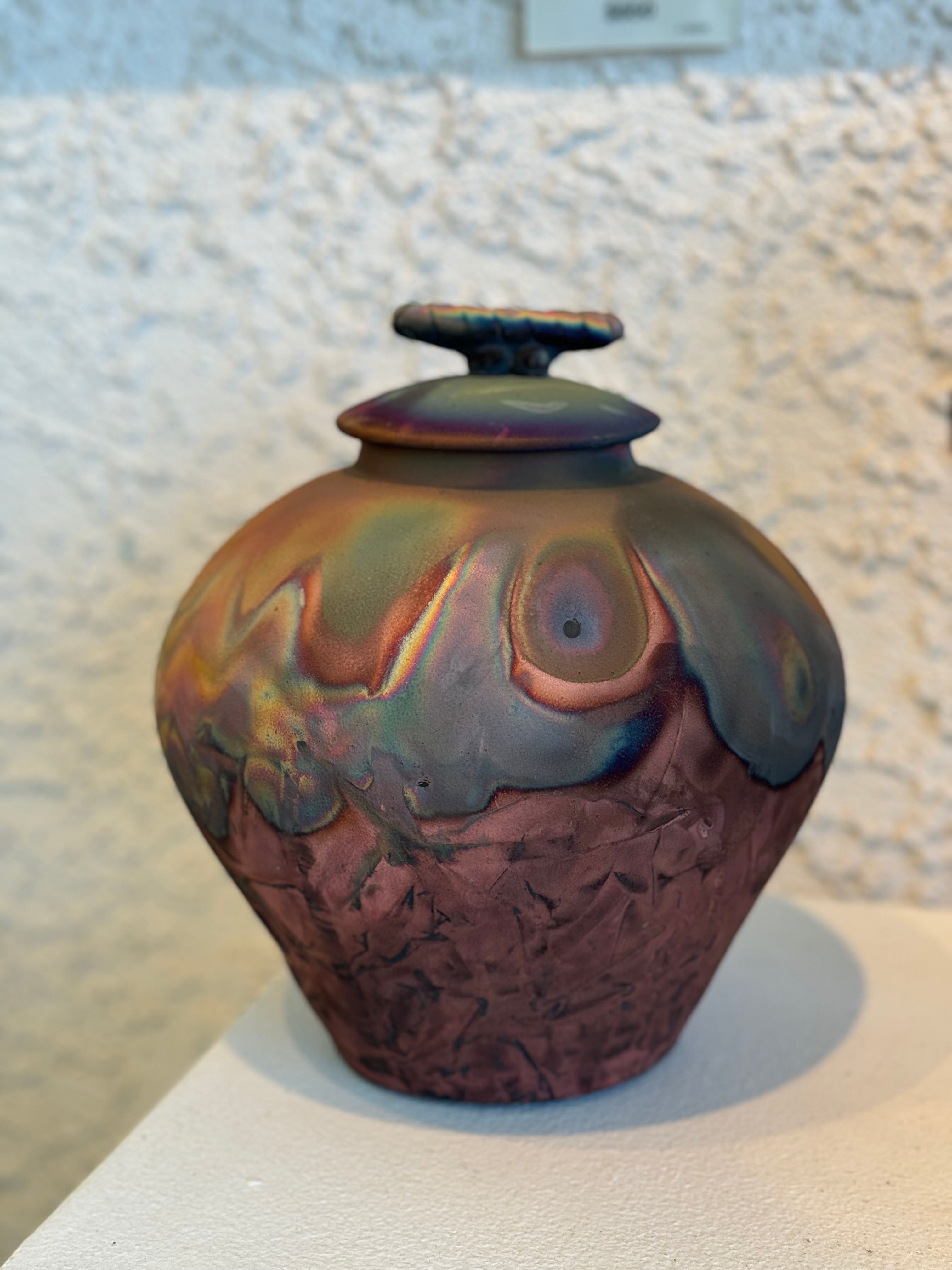 予約販売 松図 共箱 菓子鉢 松絵 森里陶楽 色絵 【k3129 茶道具