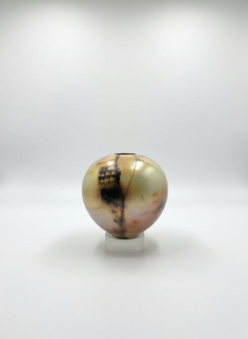 Saggar Fired Ceramic Orb - Seed Pot