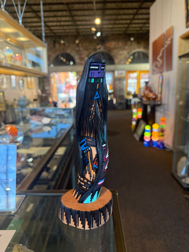 9-inch Kachina Sculpture by Navajo Artist Jerald Guy