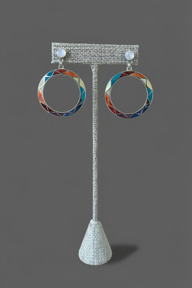Medium Colorful Hoops