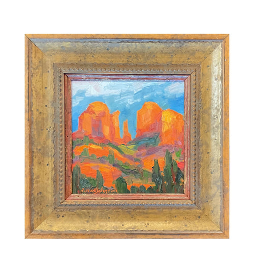 The Cathedral 6 x 6 (Palette knife oil)