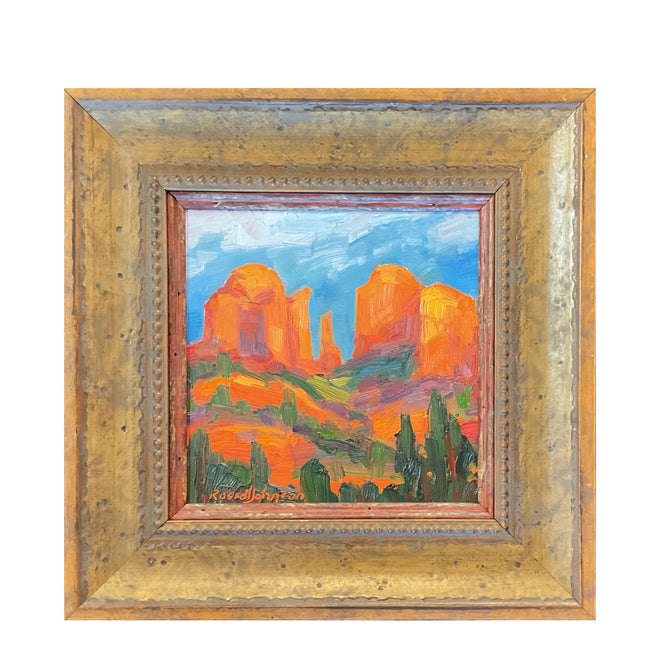 The Cathedral 6 x 6 (Palette knife oil)